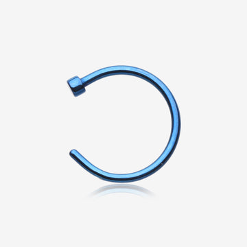 Colorline Basic Nose Hoop Ring-Blue